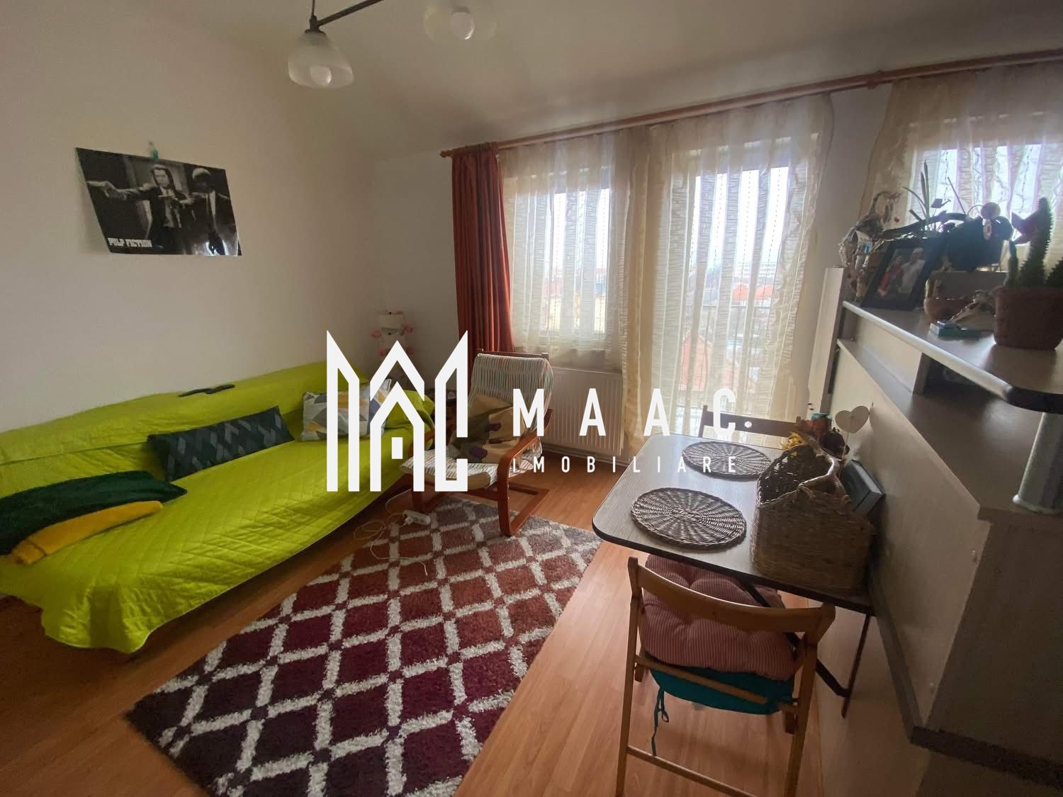 Apartament 3 camere | Cedonia, Sibiu | 50 mp, mansardă, mobilat — fotografia 4