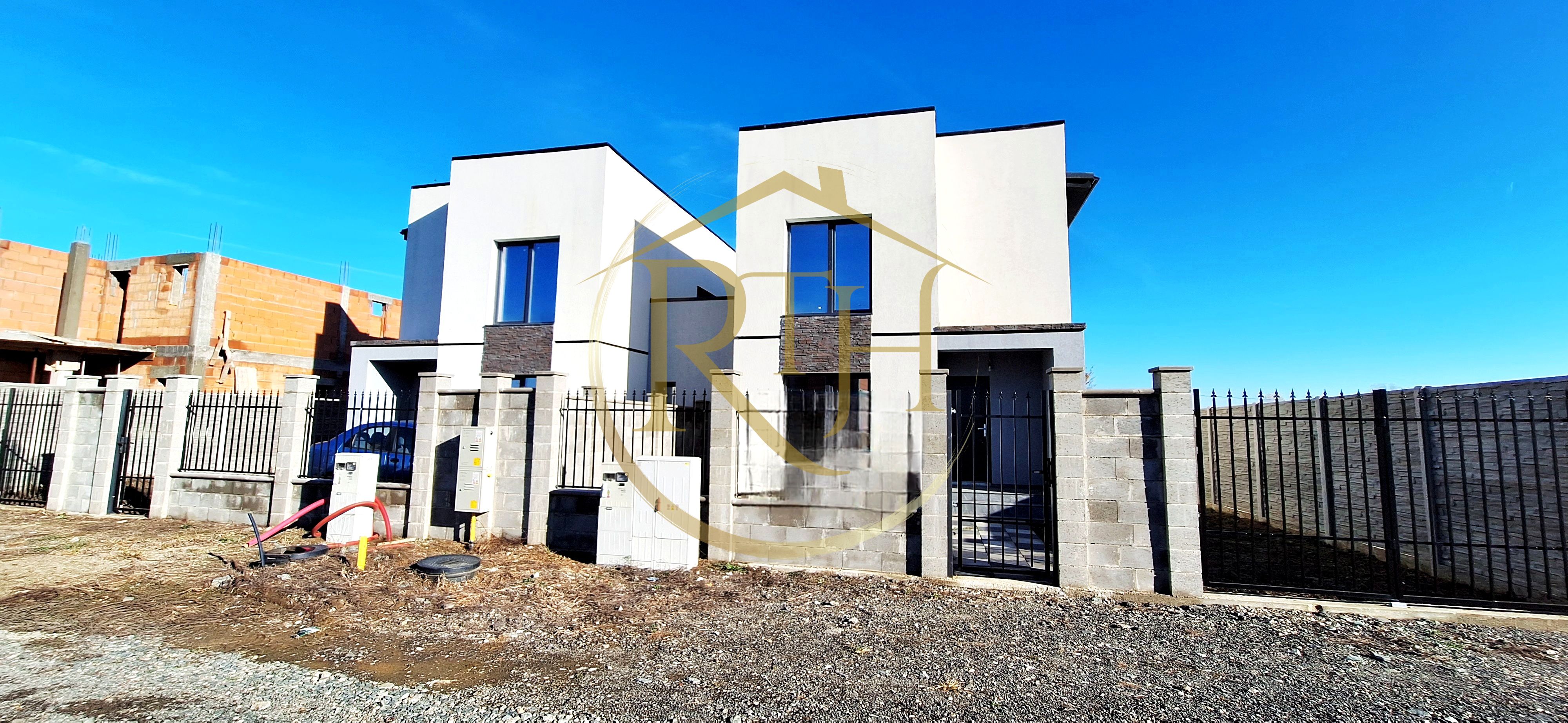 Oferim spre vanzare Case-Duplex cu 4 camere, situate in Giroc,  0% comision