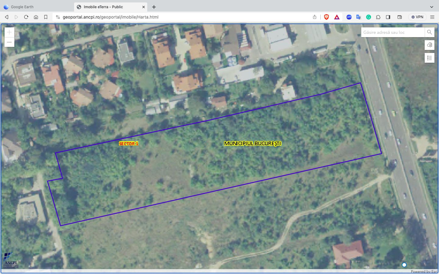 Teren intravilan Soseaua Bucuresti-Ploiesti deschidere DN1 64 ml