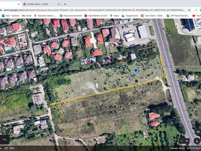 Teren intravilan Soseaua Bucuresti-Ploiesti deschidere DN1 64 ml — fotografia 7