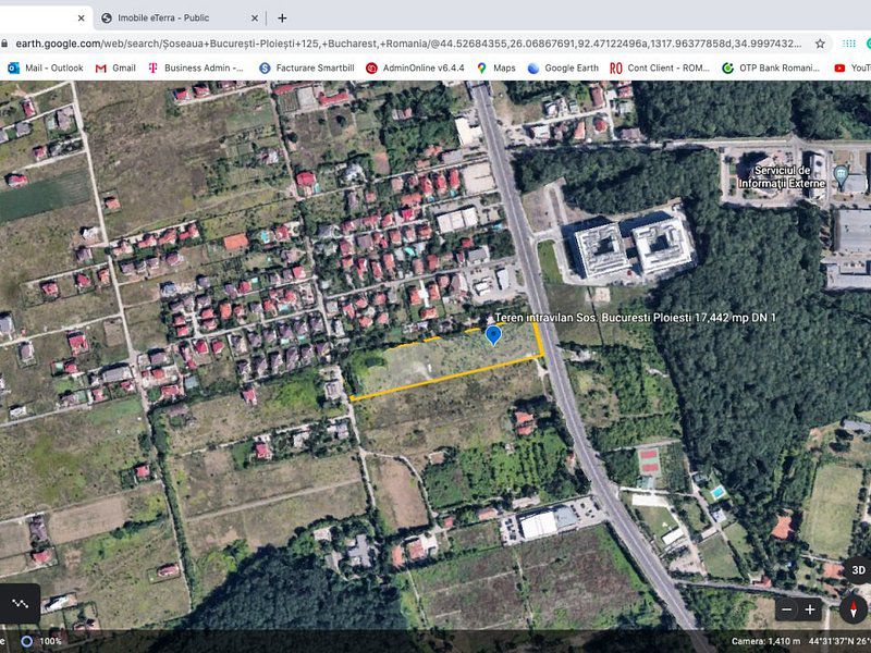 Teren intravilan Soseaua Bucuresti-Ploiesti deschidere DN1 64 ml — fotografia 8