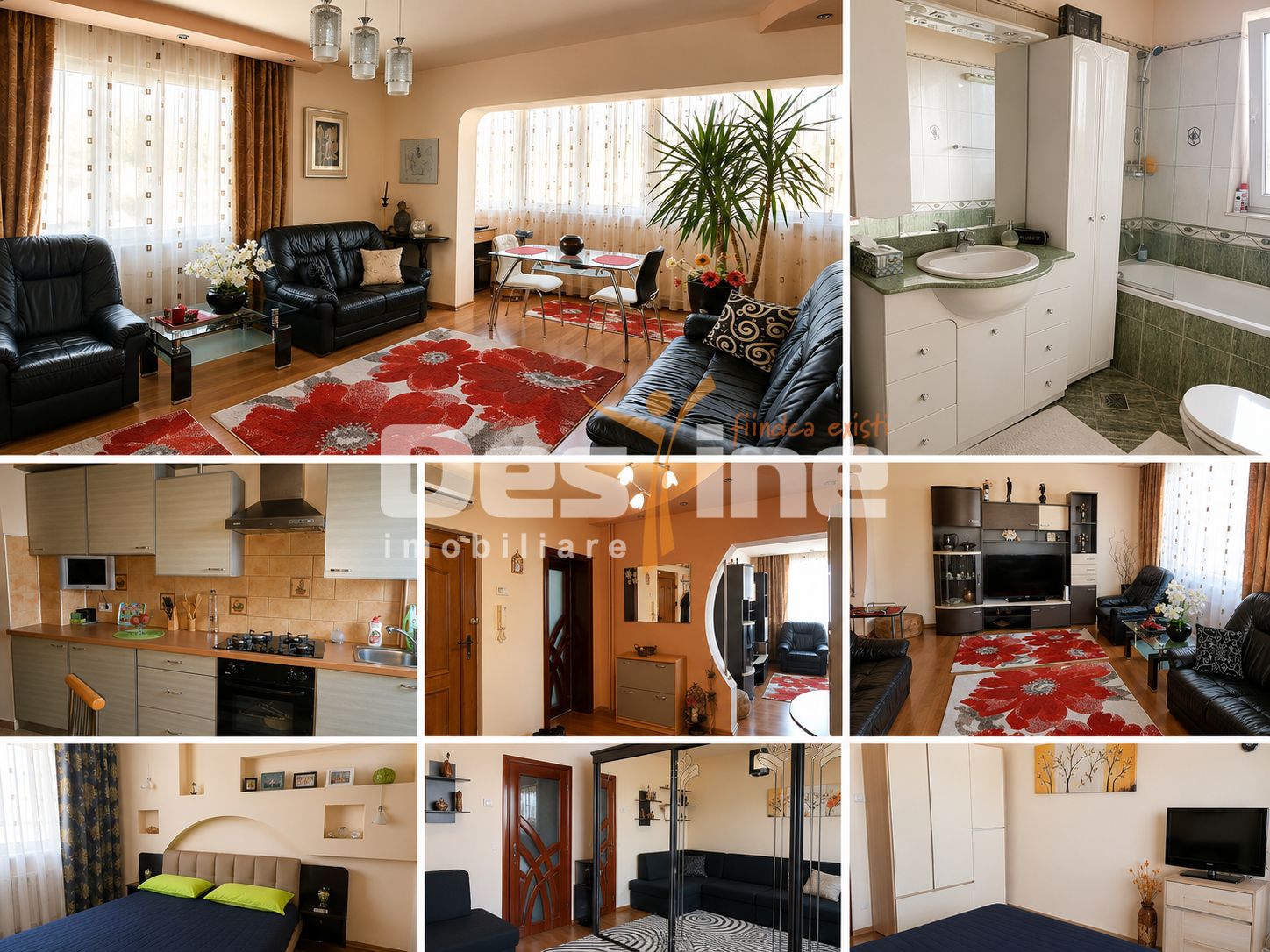 De vânzare apartament 3 camere decomandat, complet mobilat și utilat – — fotografia 10