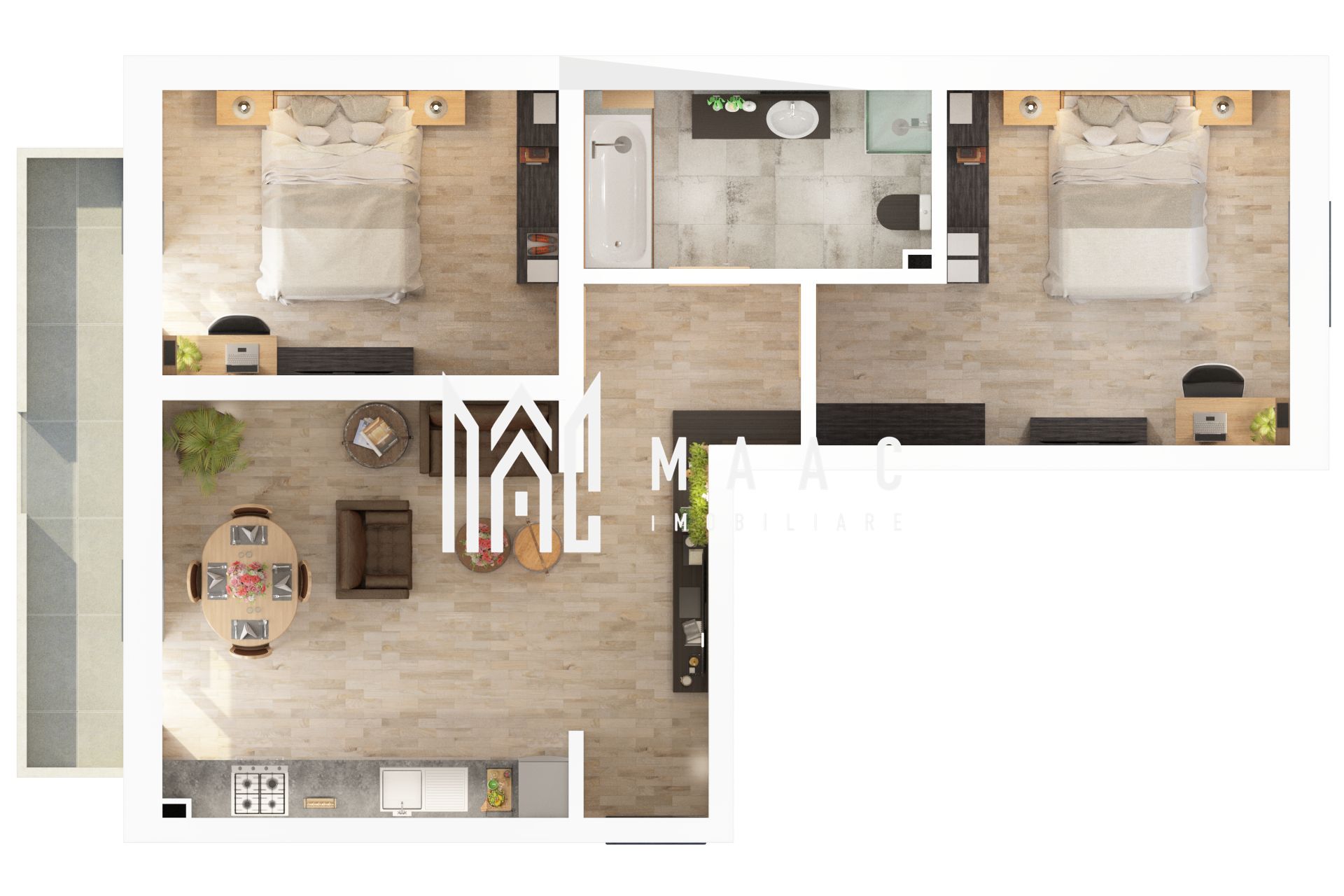 Apartament 3 camere Sibiu | Parter | Decomandat I D.Stanca — fotografia 10