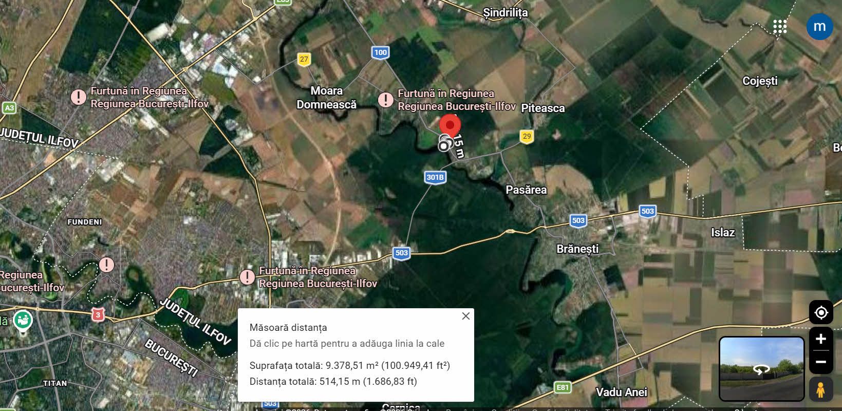 Vand teren intravilan Cozieni - Ganeasa - 9300 mp — fotografia 4