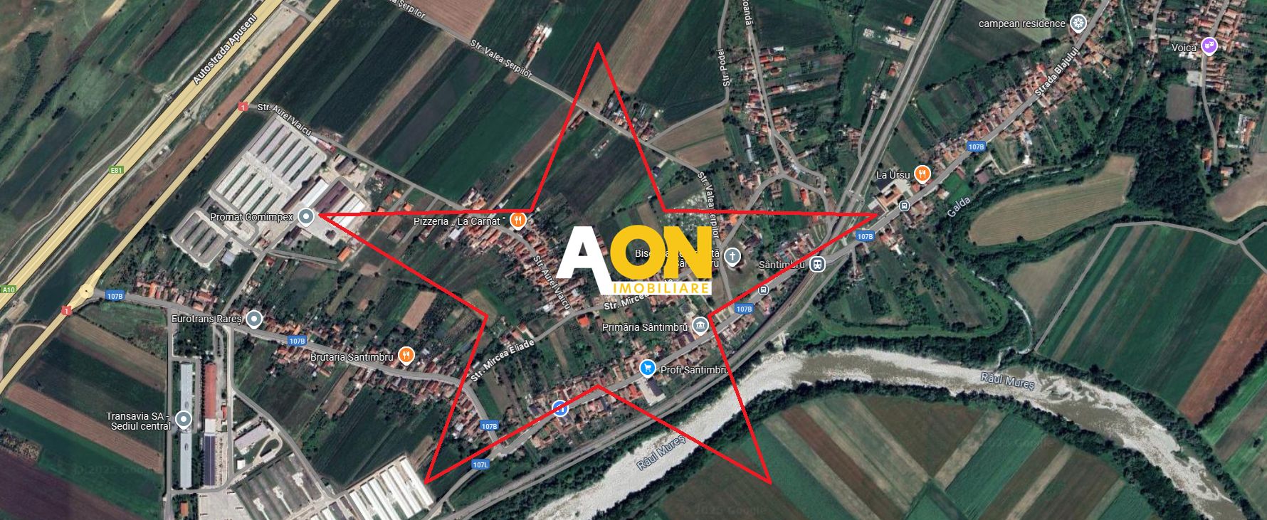 Teren Intravilan Santimbru Sat, Toate Utilitatile