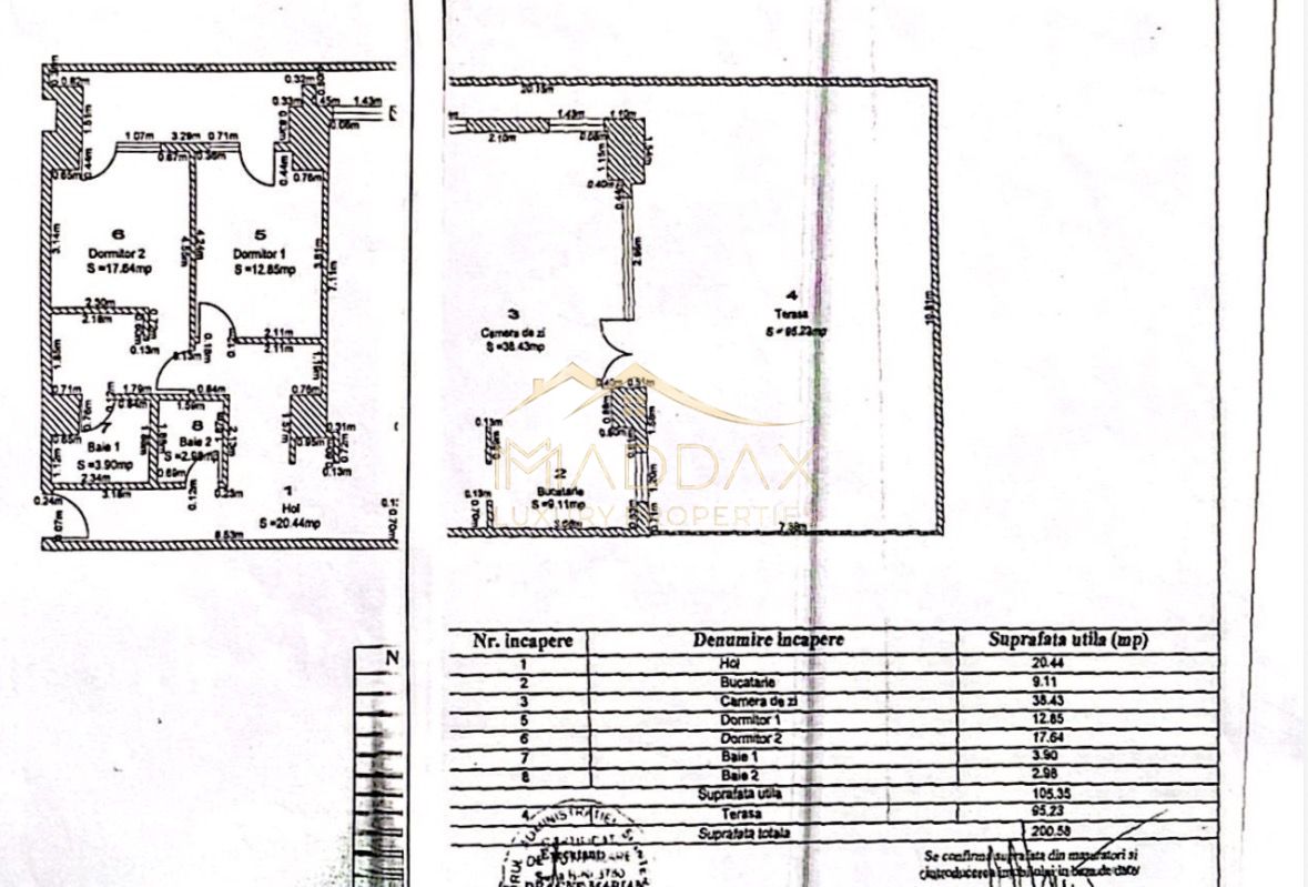 APARTAMENT de LUX cu 3 CAMERE cu Terasa si loc de parcare — fotografia 35