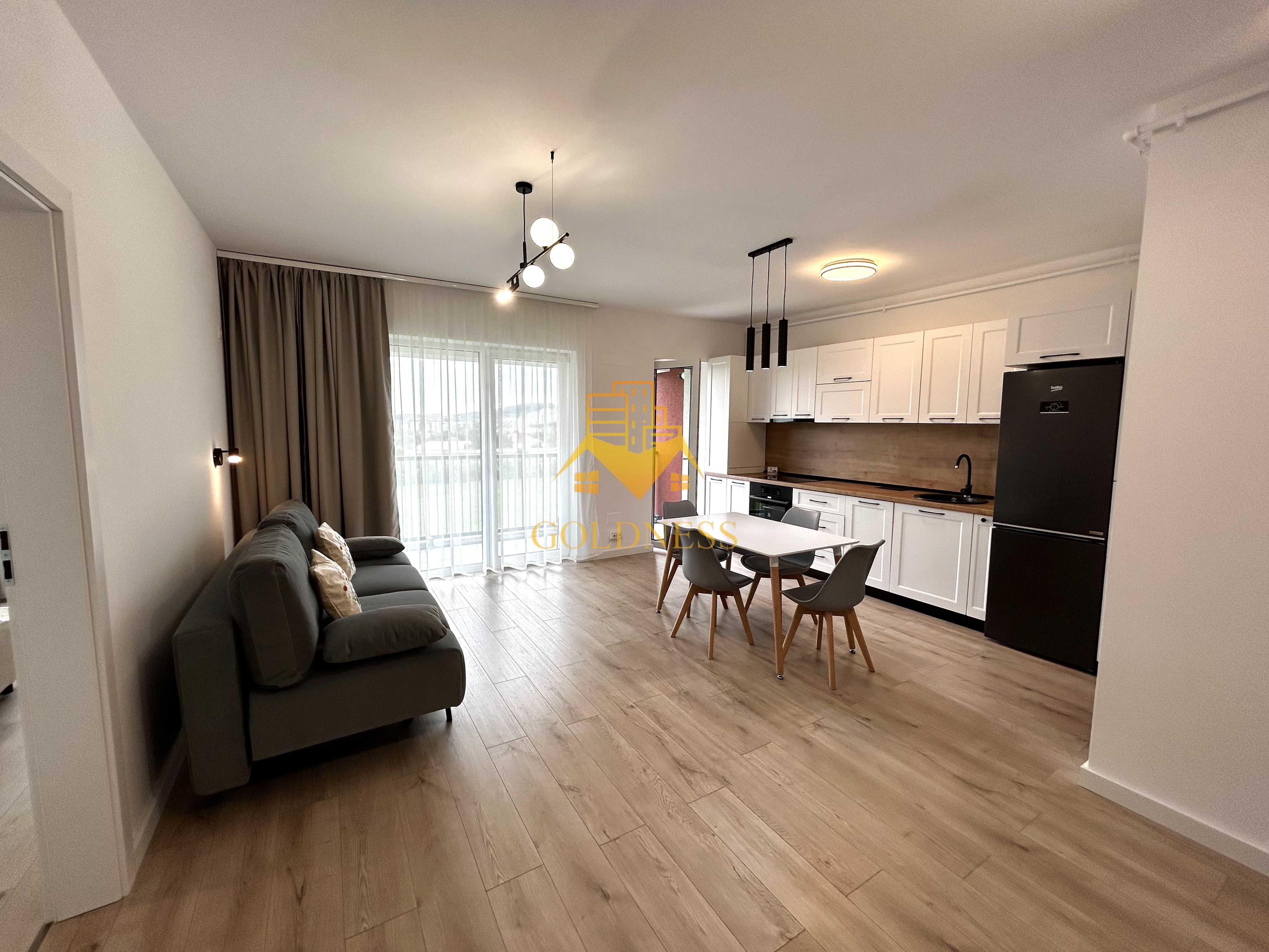 2 camere open space, Modern, Parcare, Oncos, Floresti — fotografia 3