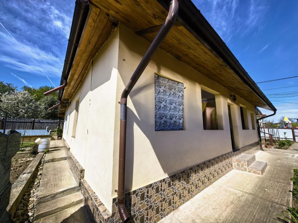 Casă 4 camere 90 mp mobilată + beci, anexe și 720 mp curte — fotografia 3