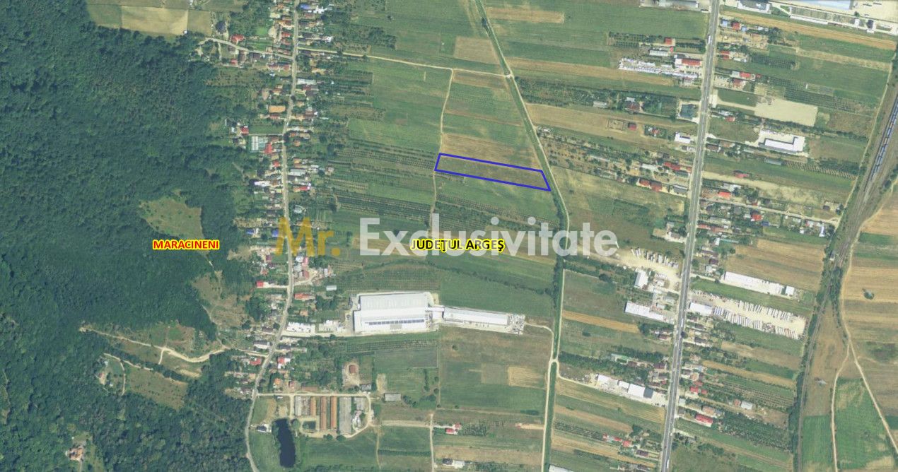 Teren intravilan 7.545 mp în ideal rezidențial sau hale — fotografia 4