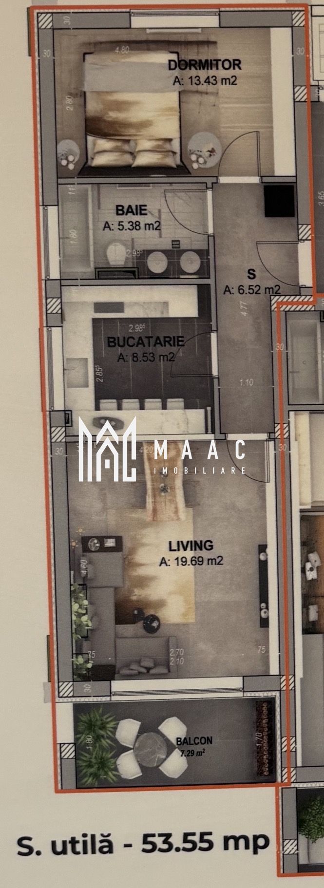 Apartament 2 camere I Oferta I Bucătărie separata I Parcare — fotografia 10