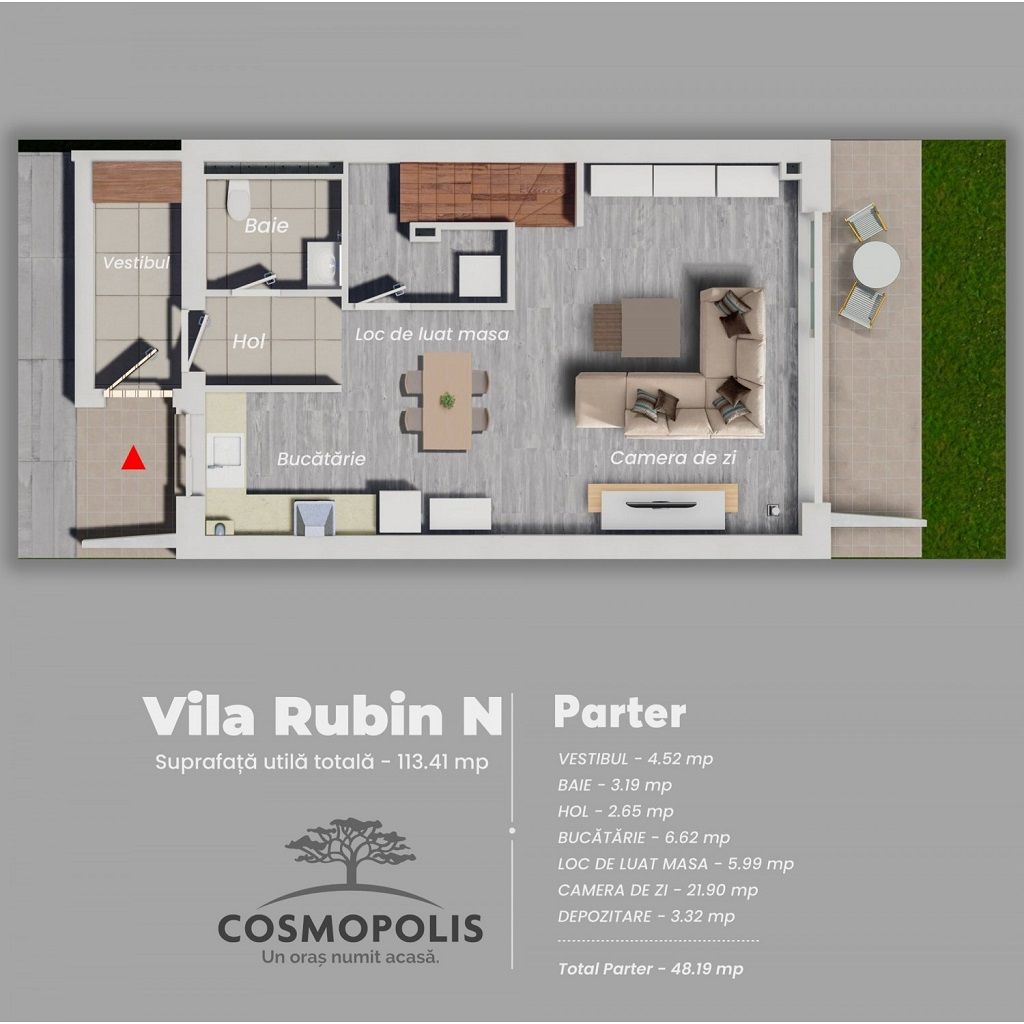 Casa noua tip duplex | 4 camere | 4 bai | Cosmopolis — fotografia 20