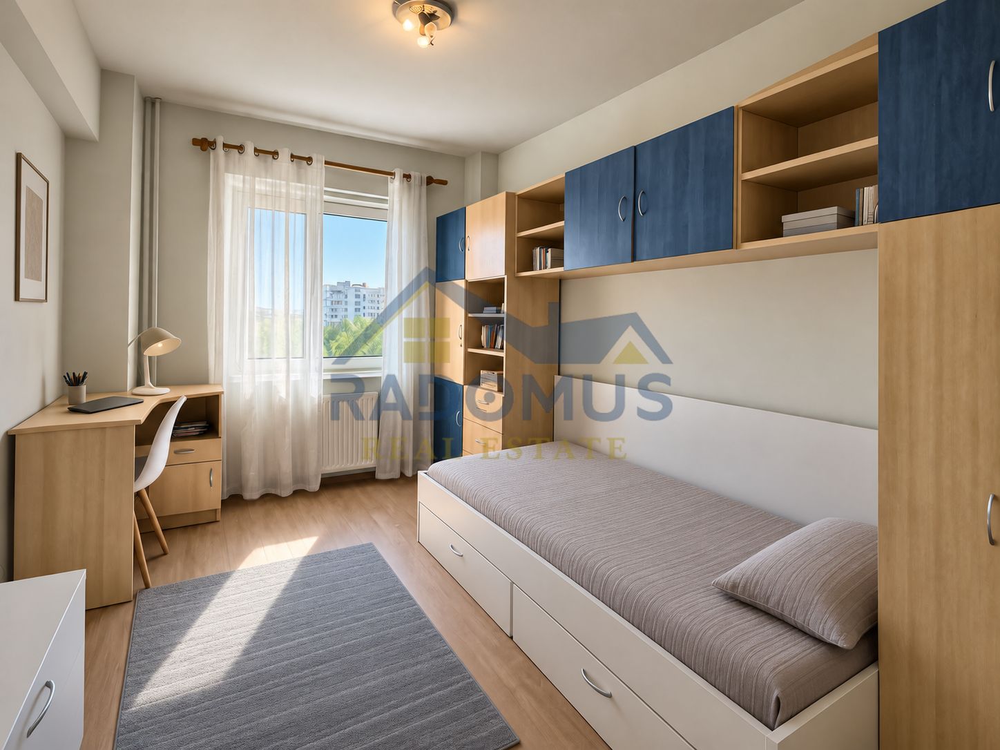 Ap 3 camere | 68 mp | Etaj 2 | Cantacuzino | Complet mobilat și utilat — fotografia 4