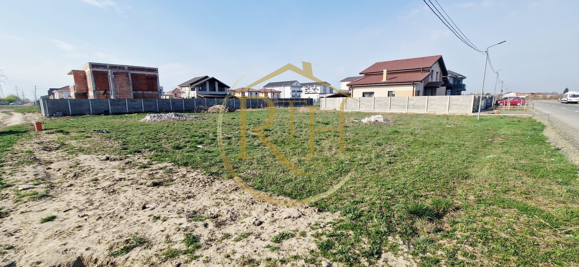 Vand teren intravilan cu proiect si  autorizatie de constructie in Giroc