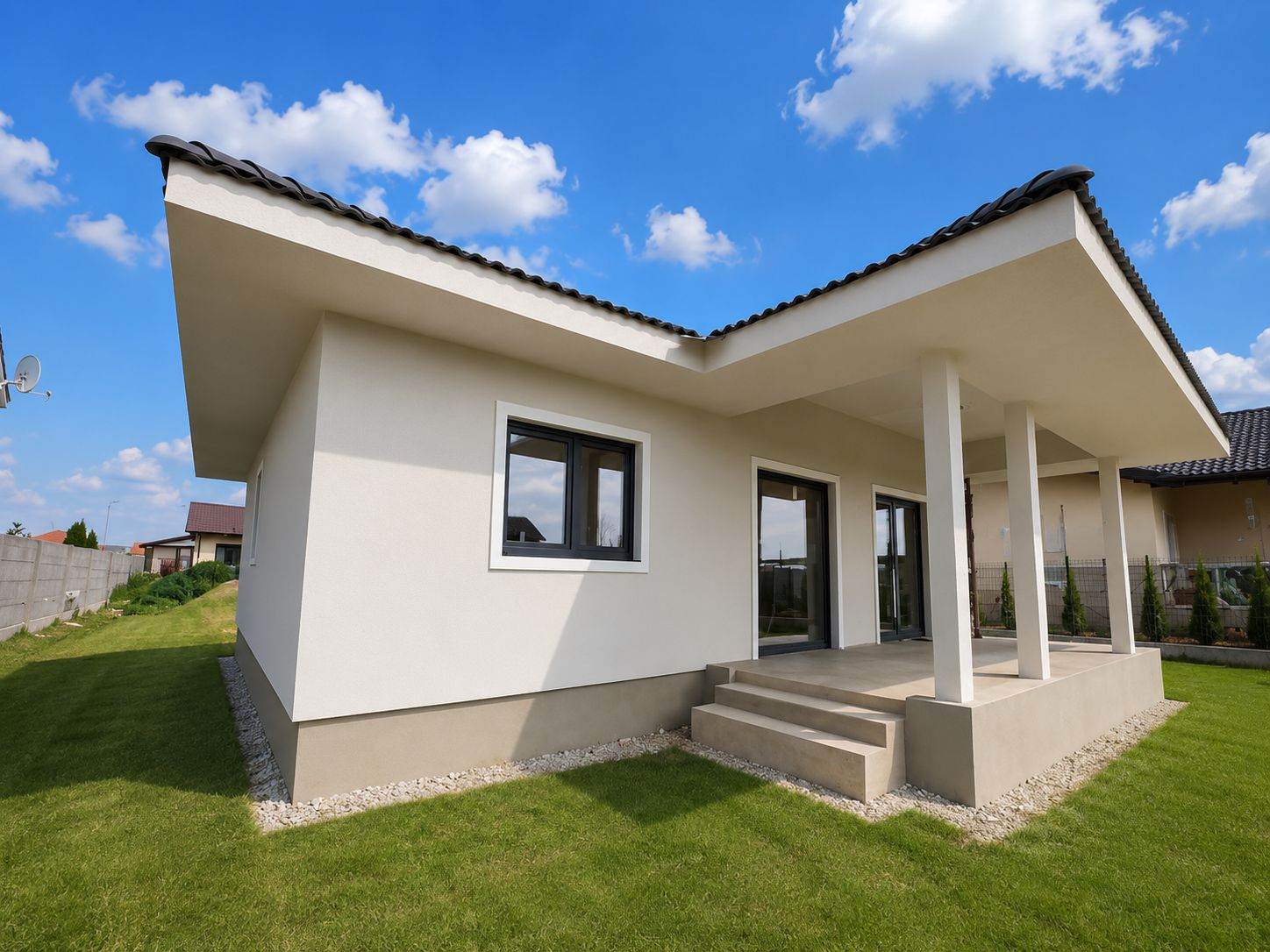 Casă individuală modernă | Moșnița Nouă | Teren 640 mp | 90 mp utili — fotografia 3