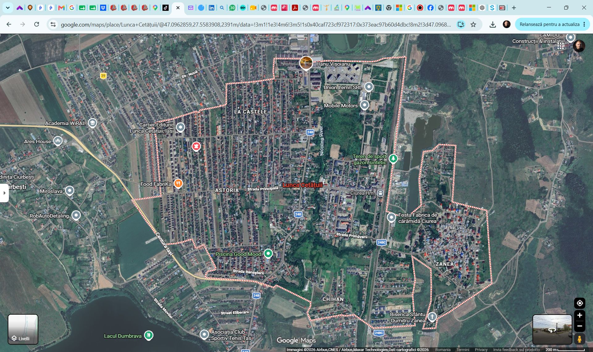 Teren intravilan 1.000 mp, deschidere 53,30 m, Lunca Cetățuii, Ciurea