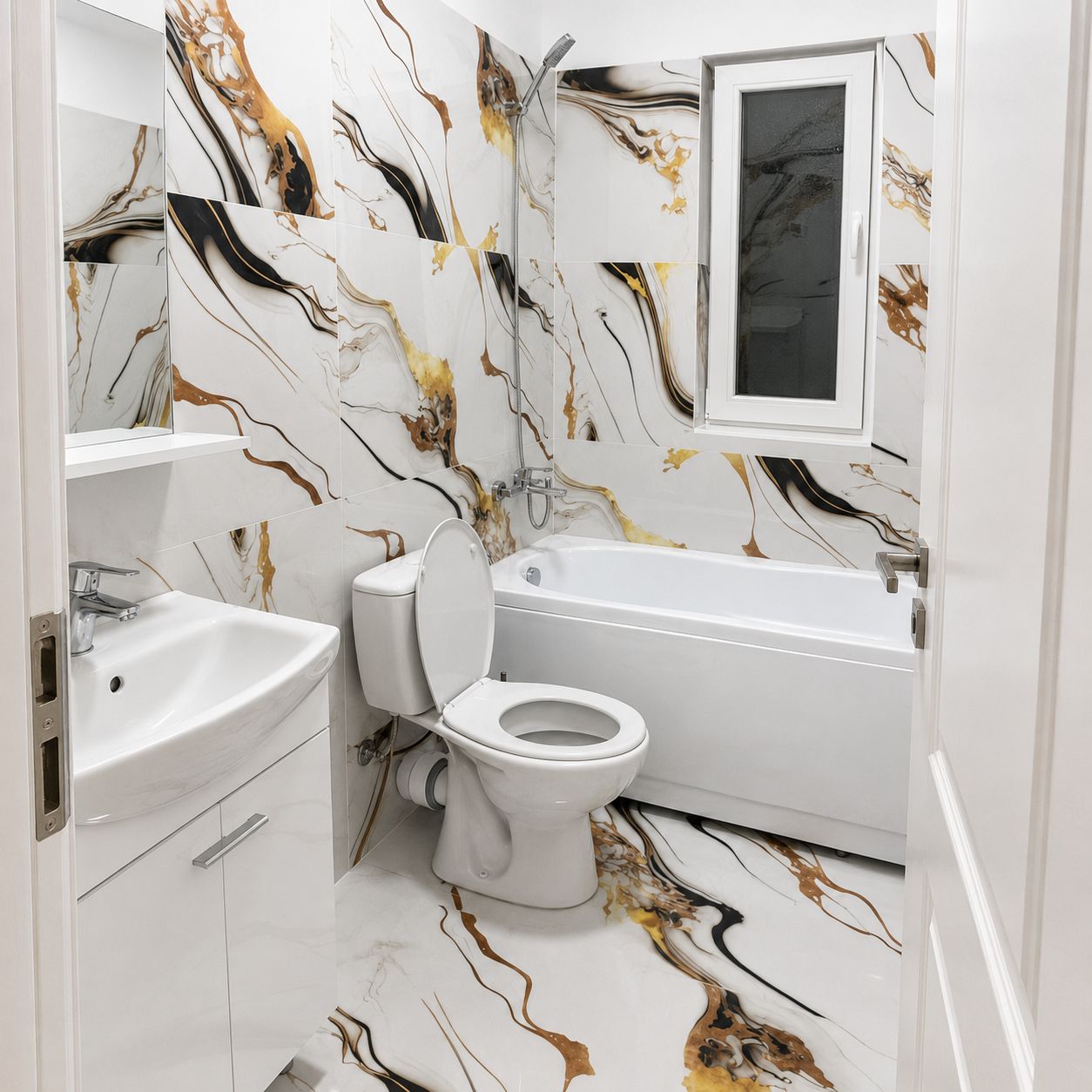 Jumătate de duplex nou, 3 camere, mobilat și utilat – teren de 300 mp — fotografia 5
