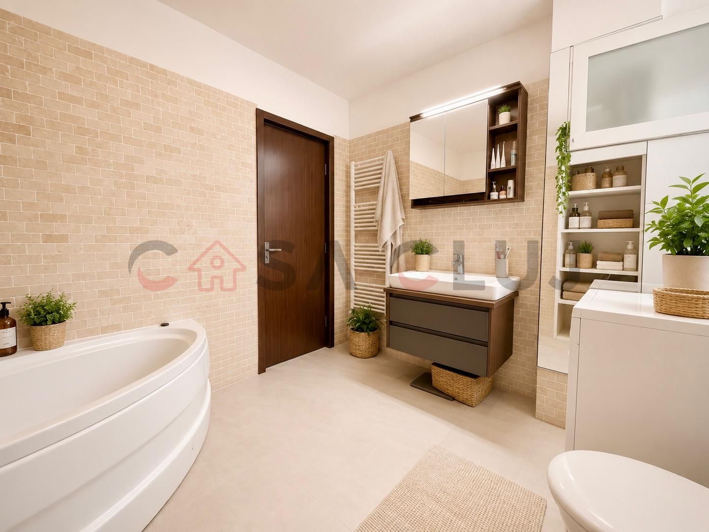 4 camere + dressing, la cheie, parcare, bloc nou, Între Lacuri — fotografia 9