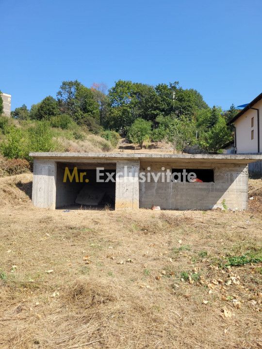 Teren intravilan Turcesti (Pitesti) - 1083 mp, demisol executat