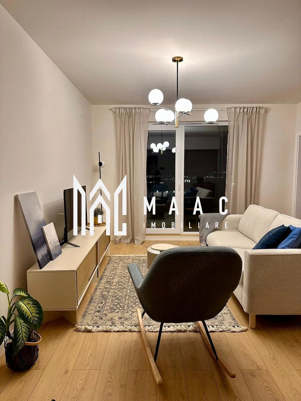 Apartament 2 camere de închiriat | Șelimbăr | 53 mp, 2 balcoane — fotografia 2