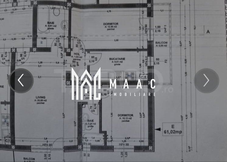 Apartament 3 camere | 71 m  utili | 2 băi | 2 balcoane | Parcare în fața vilei | Mobilat | Etaj 2 — fotografia 13