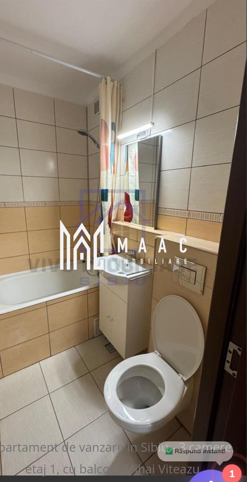 Apartament 3 camere de închiriat | Sibiu, Mihai Viteazul | 51 mp — fotografia 8