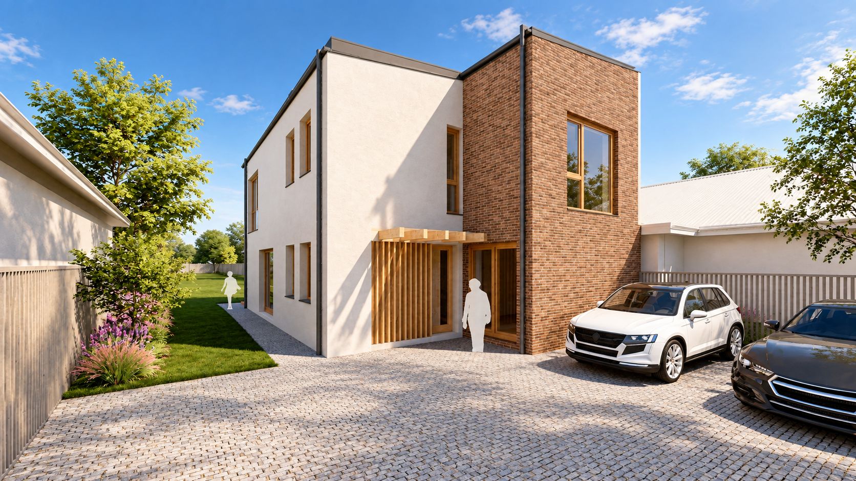 Casa individuala NZEB, 5 camere, 3 bai, finisata, P+ET+POD, Someseni — fotografia 2