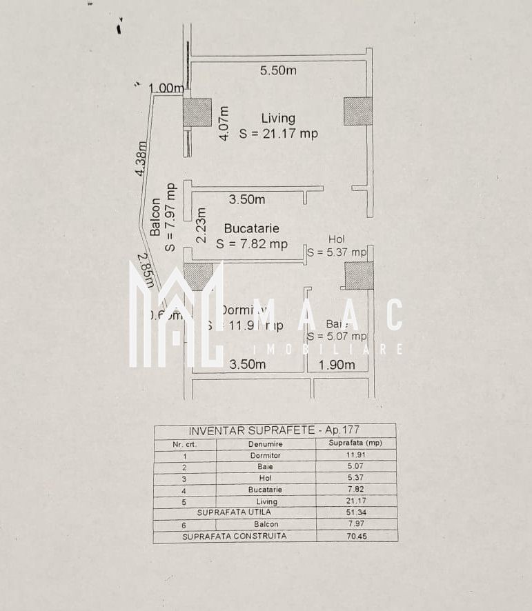 Apartament 2 camere I 51 mp utili I Lift I Parcare I Hipodrom — fotografia 10