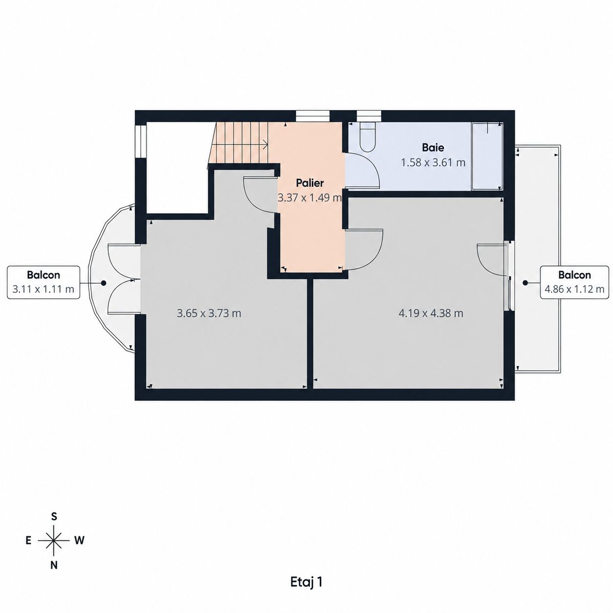 Duplex spațios 102 mp utili, teren 350 mp in\ Covaci — fotografia 6