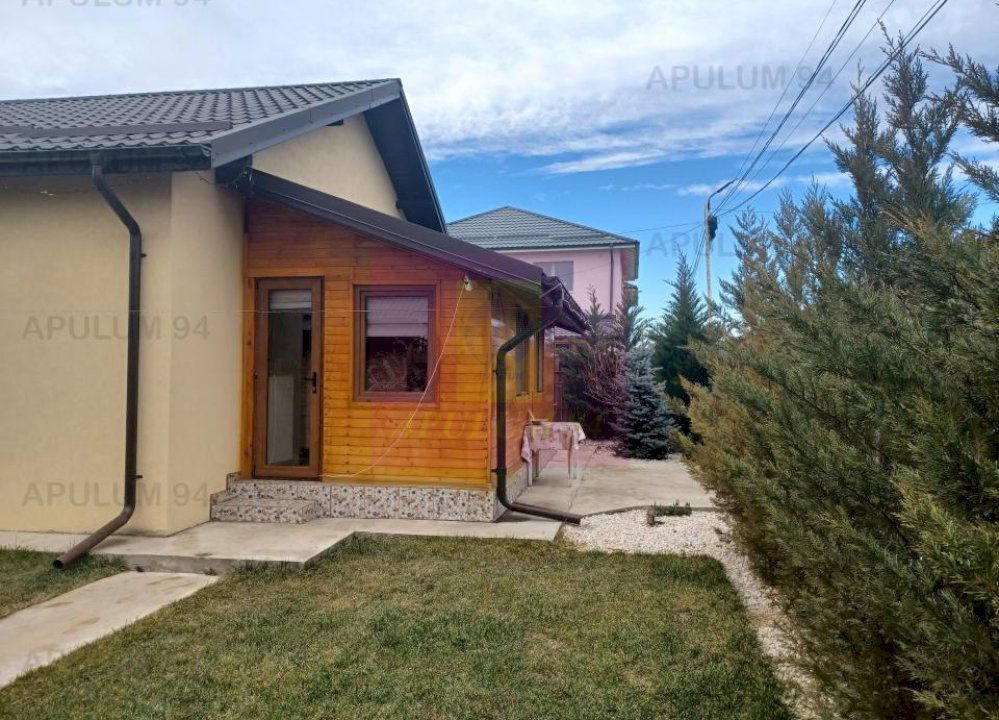 Casă 2020, parter+pod, garaj, magazie, curte 420 mp, Săbăreni — fotografia 3