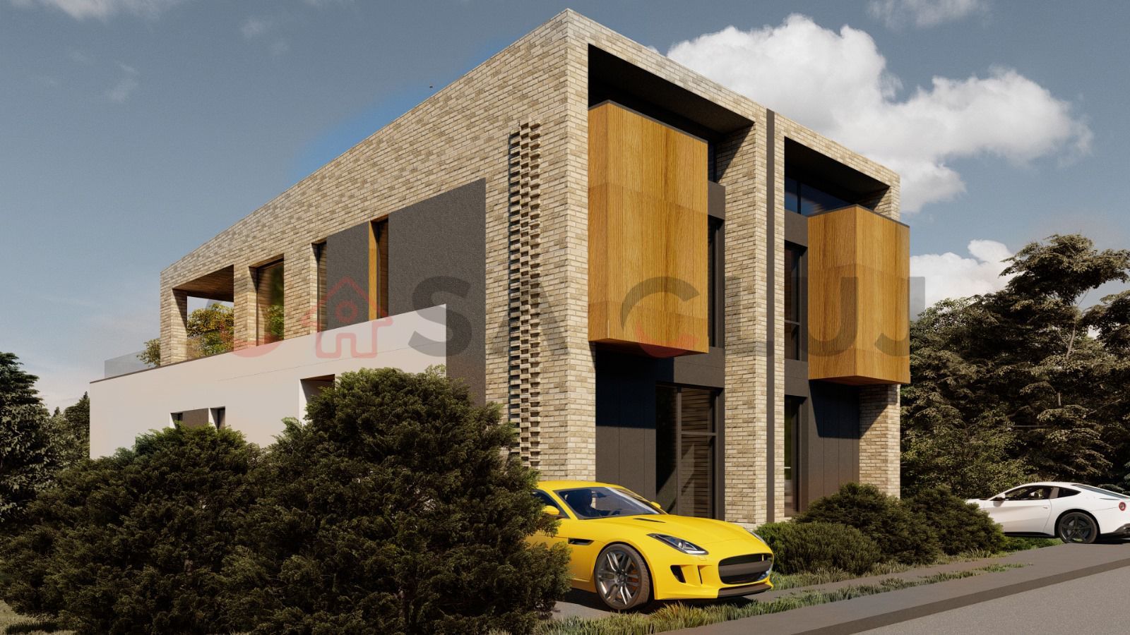 Casa cu arhitectura moderna, Iris, Cluj-Napoca — fotografia 3