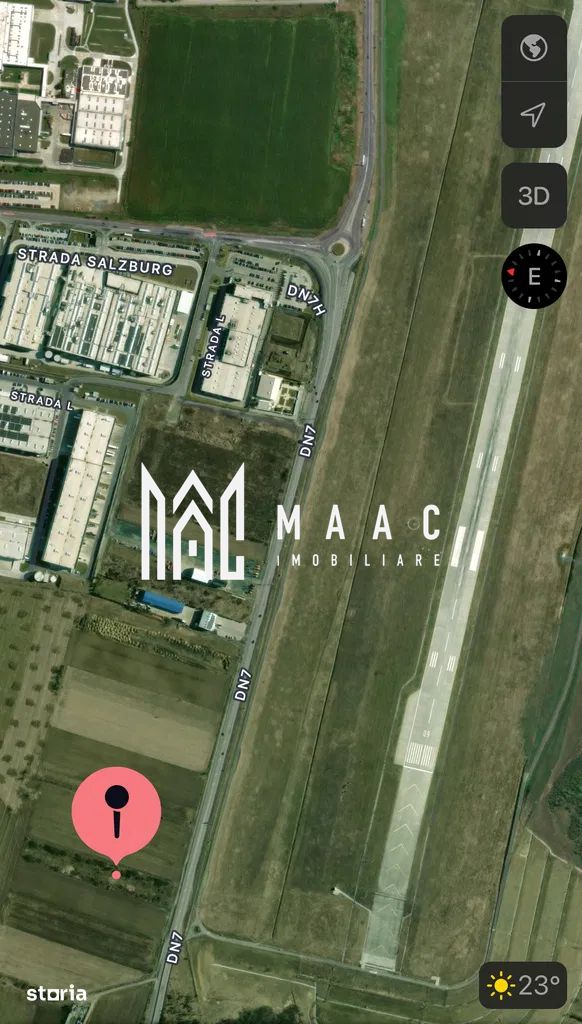 Teren Intravilan | 6400 mp | zona aeroport
