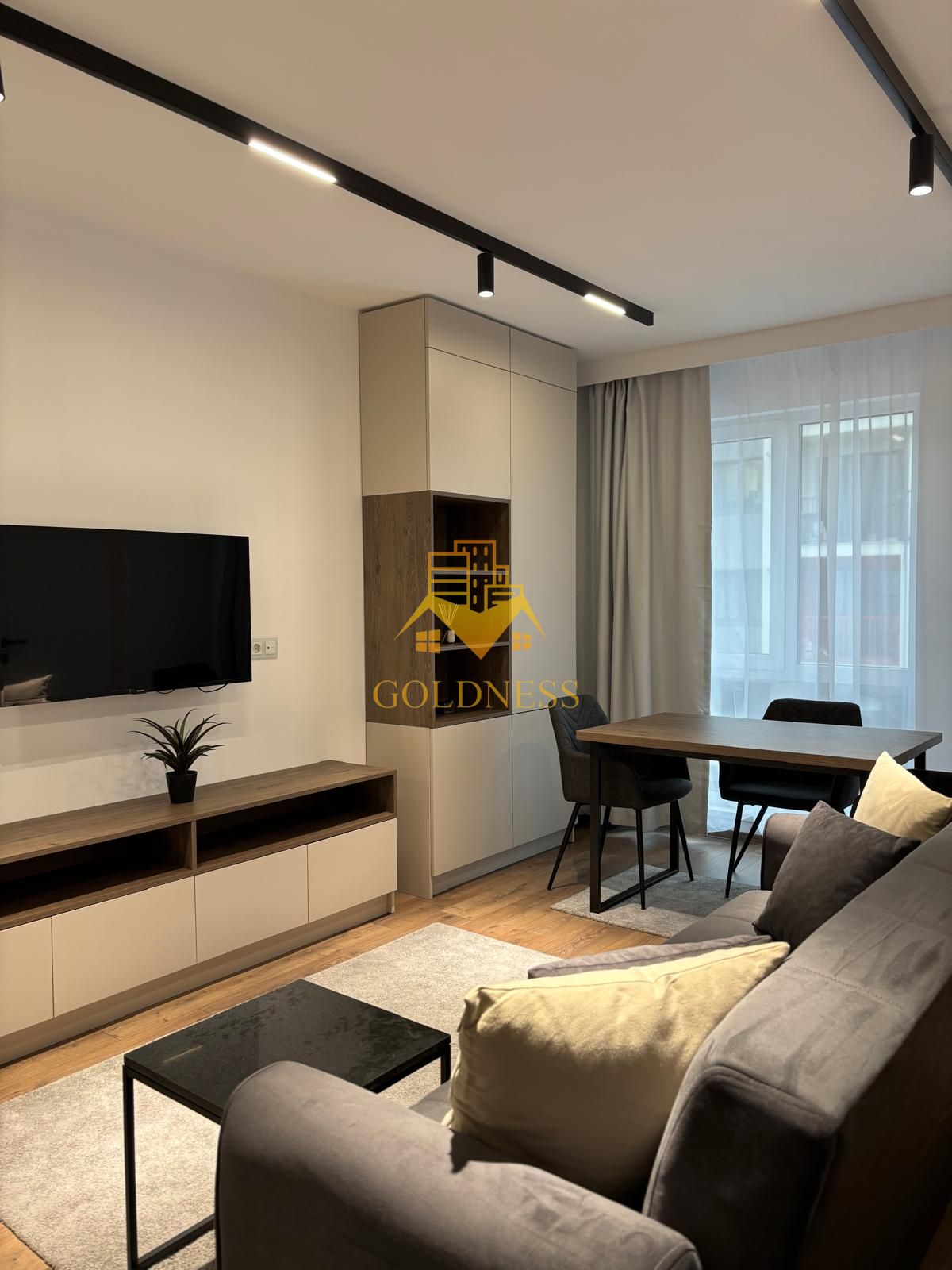 2 camere open space, Modern, Parcare, Zona Abatorului, Oncos, Floresti — fotografia 5