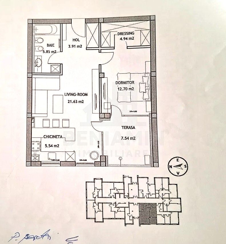 Apartament 2 camere - Platinum Residence - Coresi - Parcare 66.4mp — fotografia 10