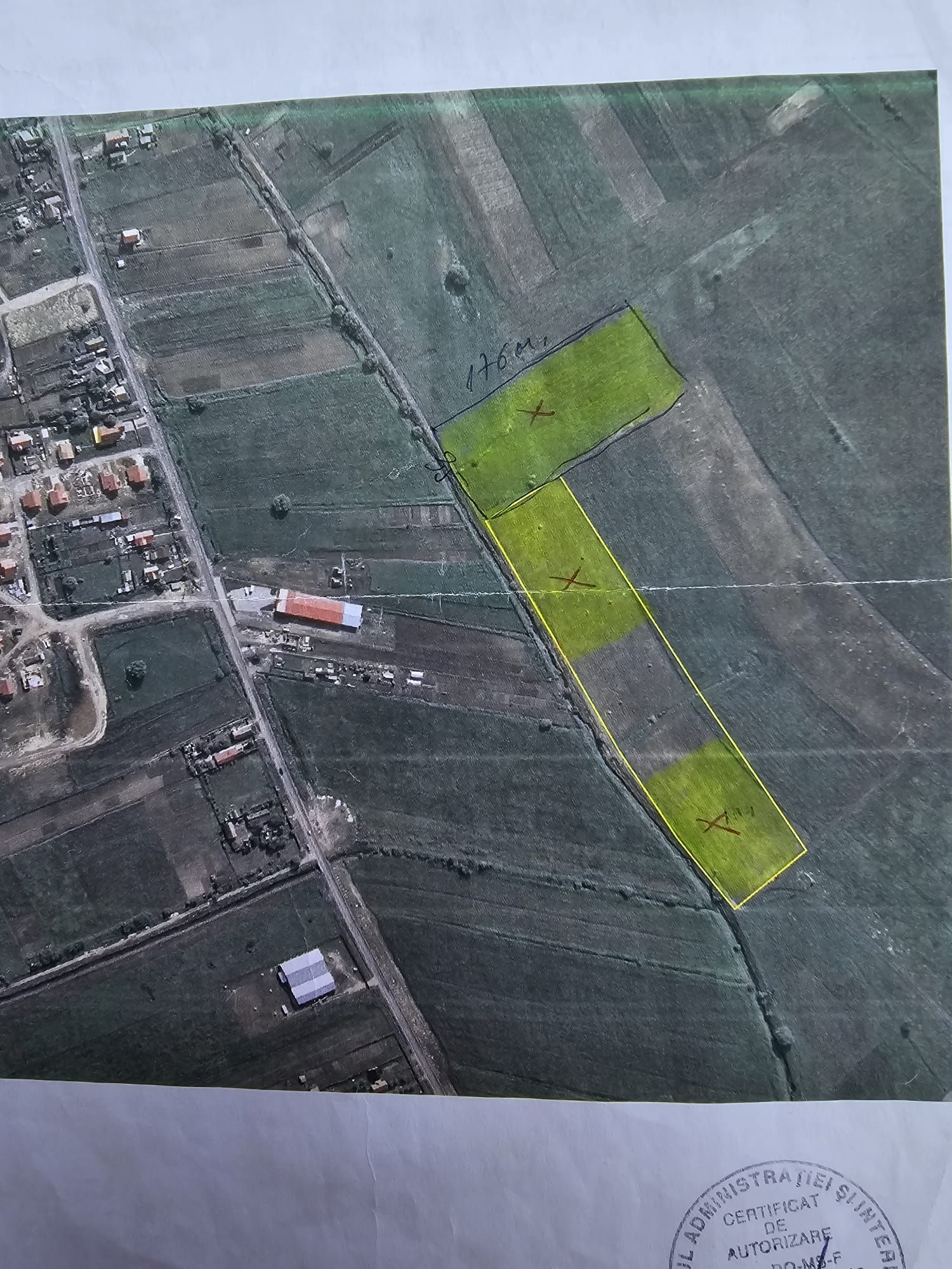 Teren intravilan 18.600 mp.cu deschidere de 250 m la drum — fotografia 3