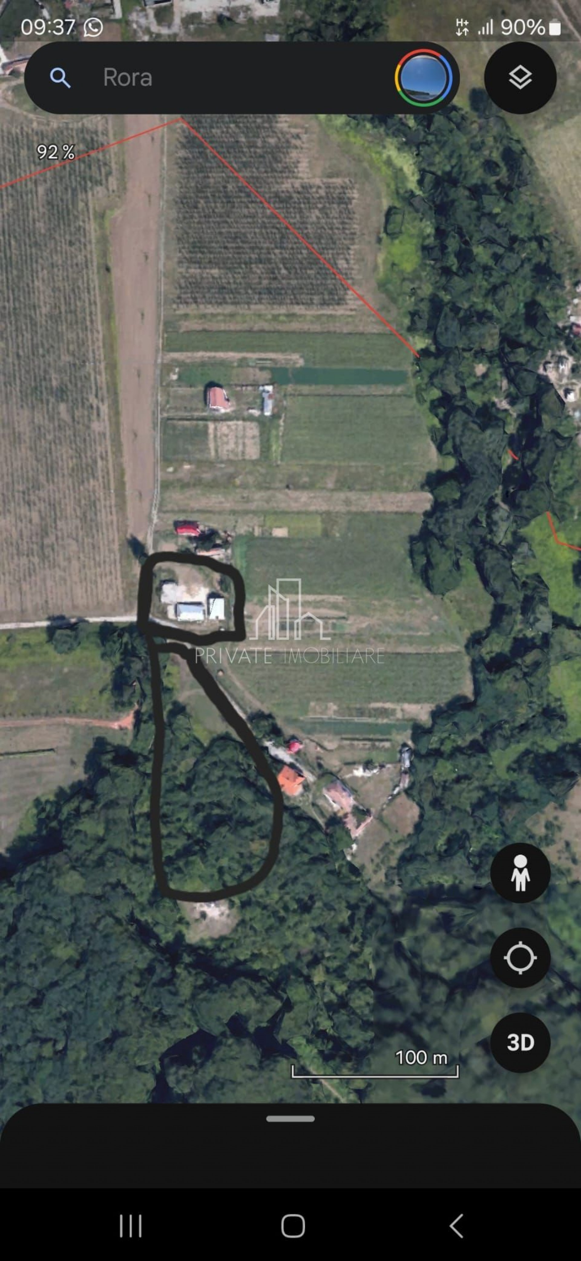Teren agricol extravilan, 16000 Mp si 1234 Mp, Rora, Sighisoara