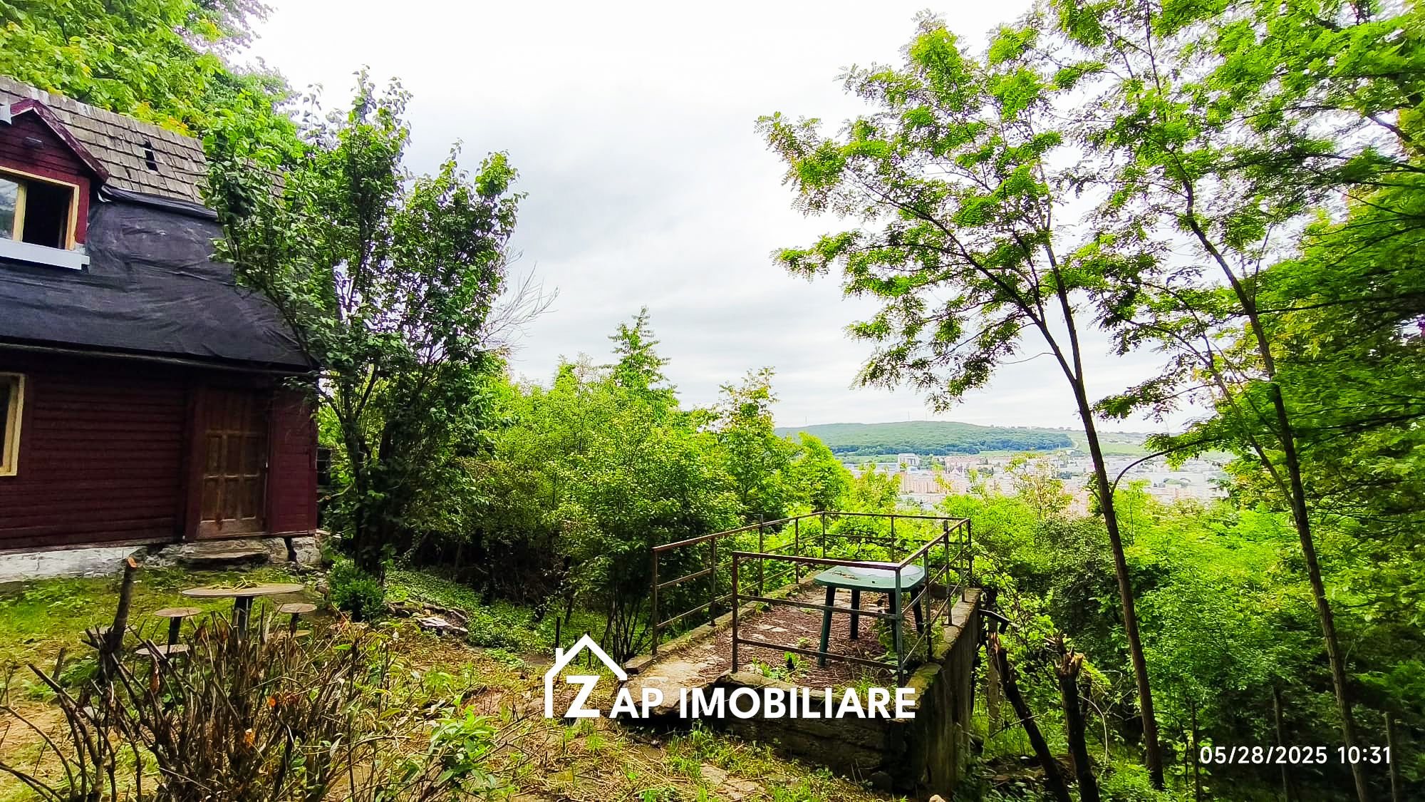 Teren Platou - 1613 mp - cu căbănuță intabulată– vedere panoramica — fotografia 4