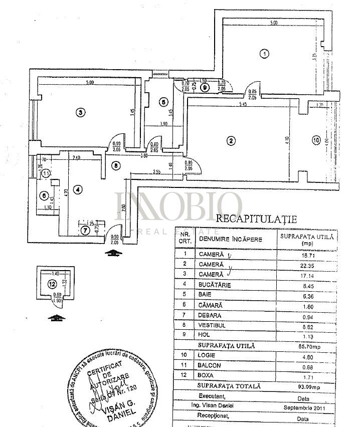 Apartament 3 camere de vânzare | Calea Victoriei | Vedere către Muzeu — fotografia 8