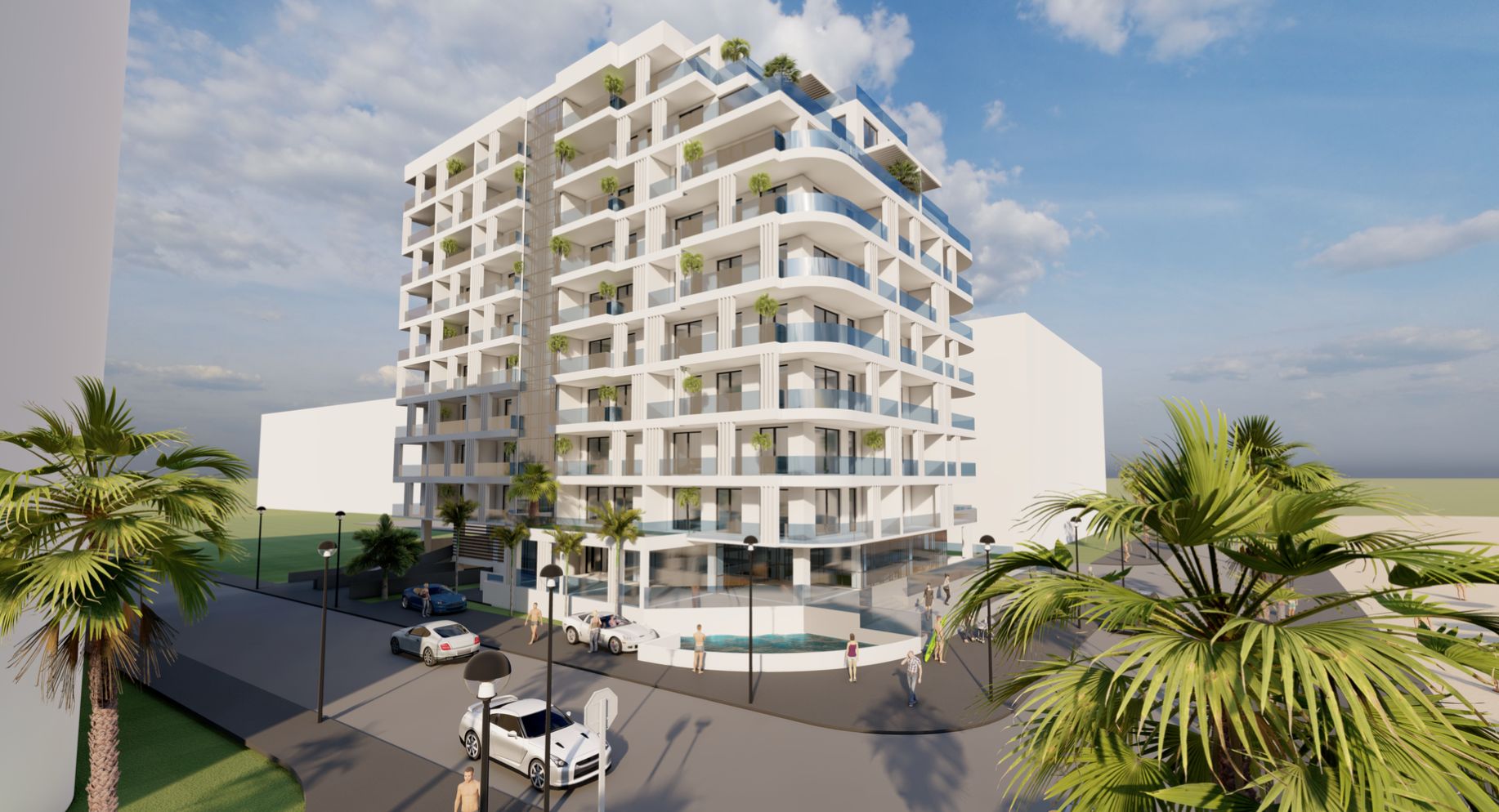 Ag. Eu. vinde ap. 2 cam.  67 mp  | terasa 12 mp  An finalizare 2024 Mamaia Nord — fotografia 5