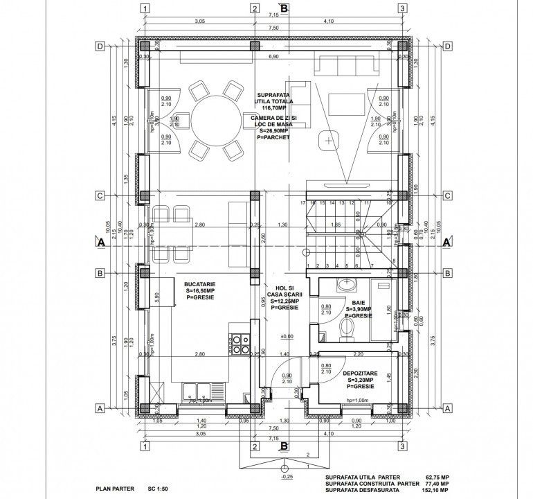 Casa 4 camere de vanzare 117 mpu teren liber 230mp Sibiu in Sura Mica — fotografia 4