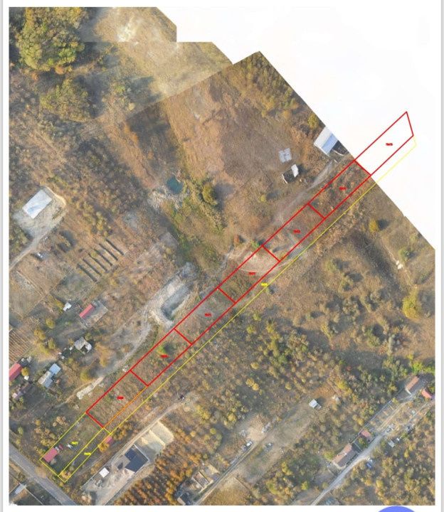 Oportunitate investitie, teren extravilan 8200mp, lotizat