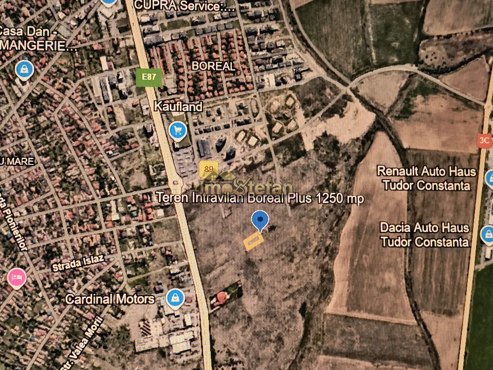 Teren P+2E+M deschidere 26m Bd. Madrid Constanța — fotografia 3