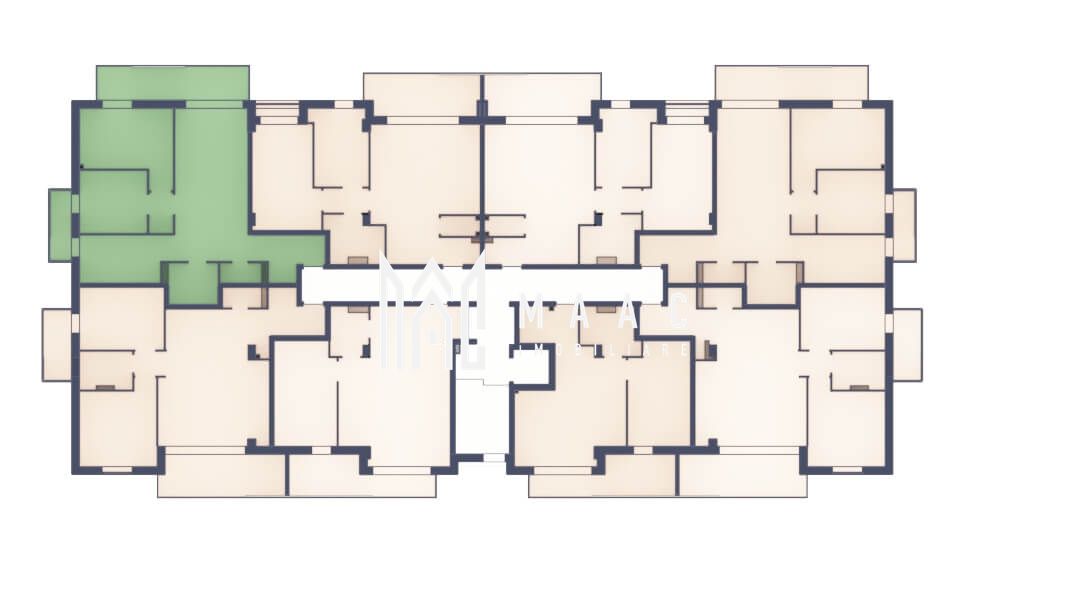 Apartament 3 camere | Balcoane 15.1 mp | Etaj 1 | Turnisor — fotografia 6