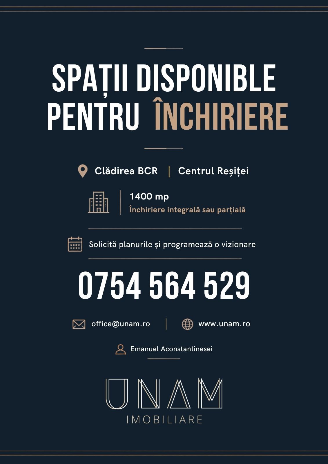Spatii disponibile de închiriat | 246 - 1.400 mp | Resita Centru — fotografia 16
