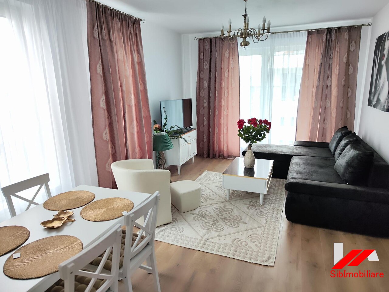 Penthouse 2 camere , utilat de Lux . terasa si parcare