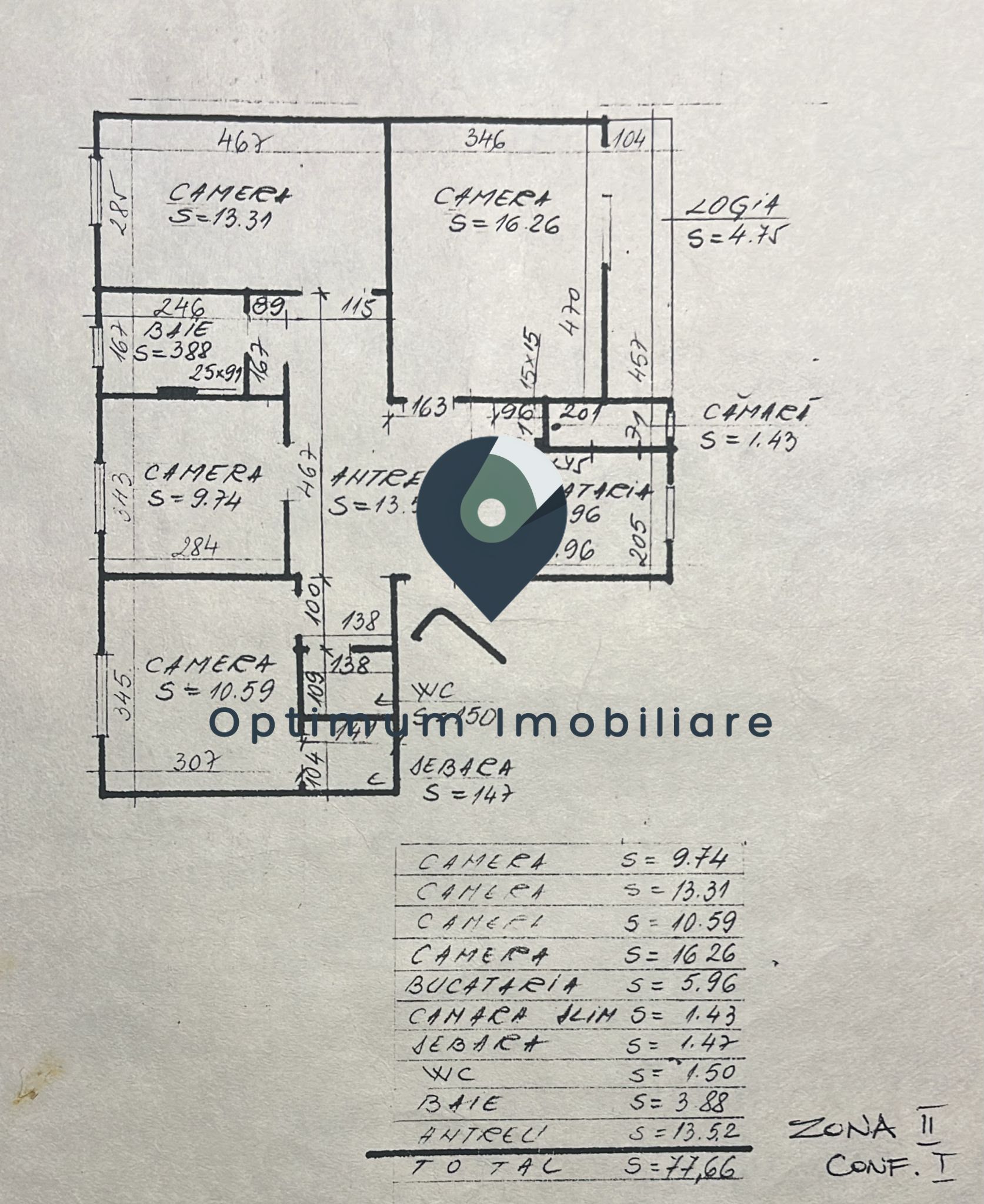 Apartament cu 4 camere in Manastur, renovat, 78 mp, zona Minerva ! — fotografia 19