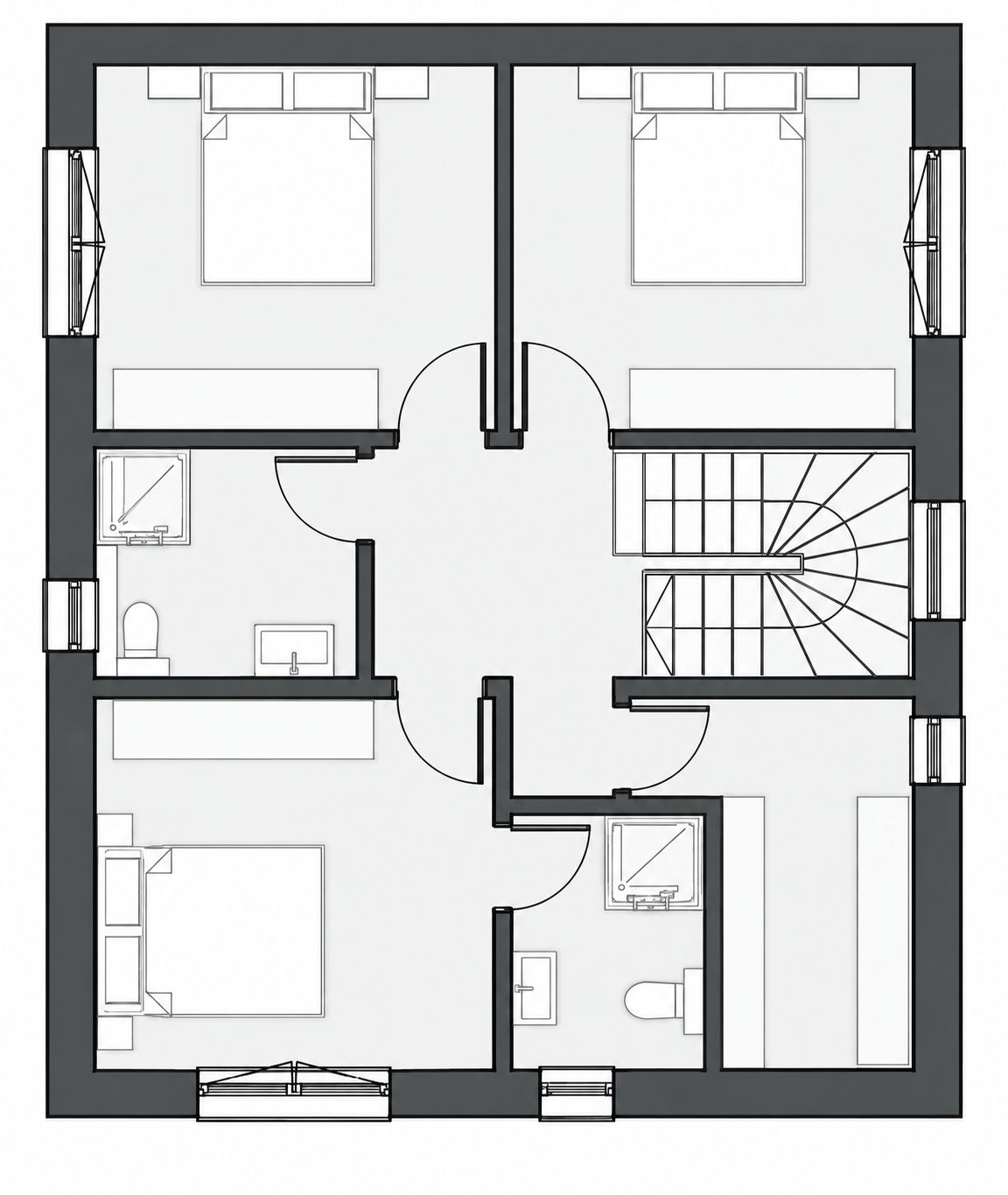 Casa individuala de vanzare, 5 camere, dressing, 3 bai, 600mp curte — fotografia 6