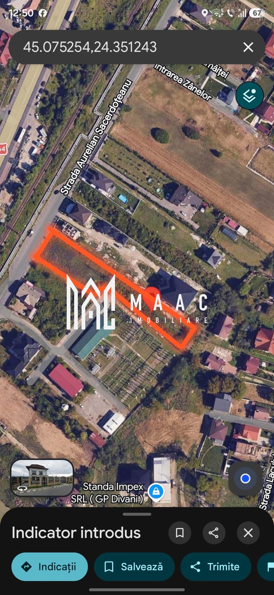 Teren intravilan 2032 mp | Troianu, Râmnicu Vâlcea | 14,71 ml