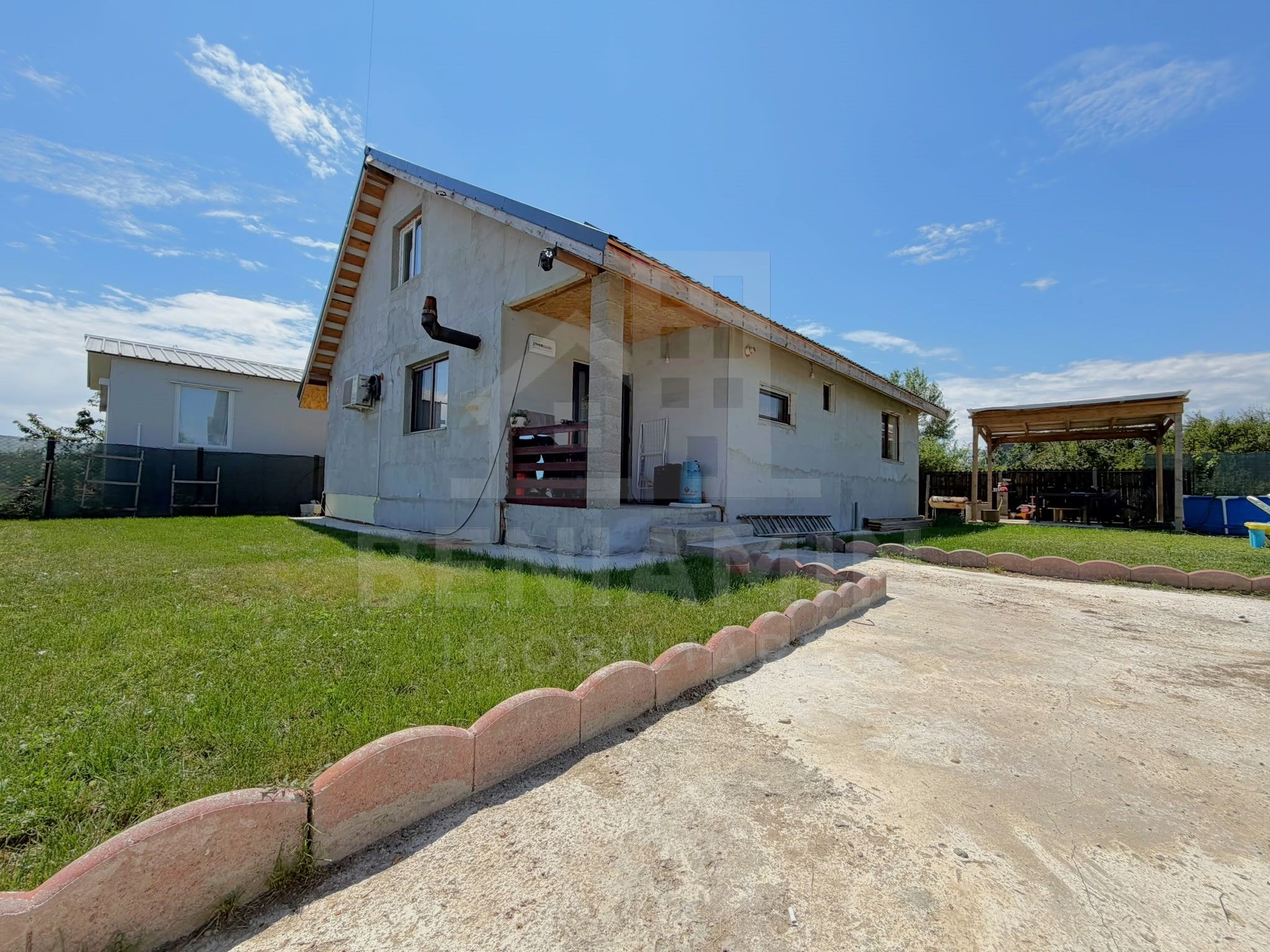 Casa-3 dormitoare-Aeroport-400mp teren-constructie 2025-Suprafata 95m