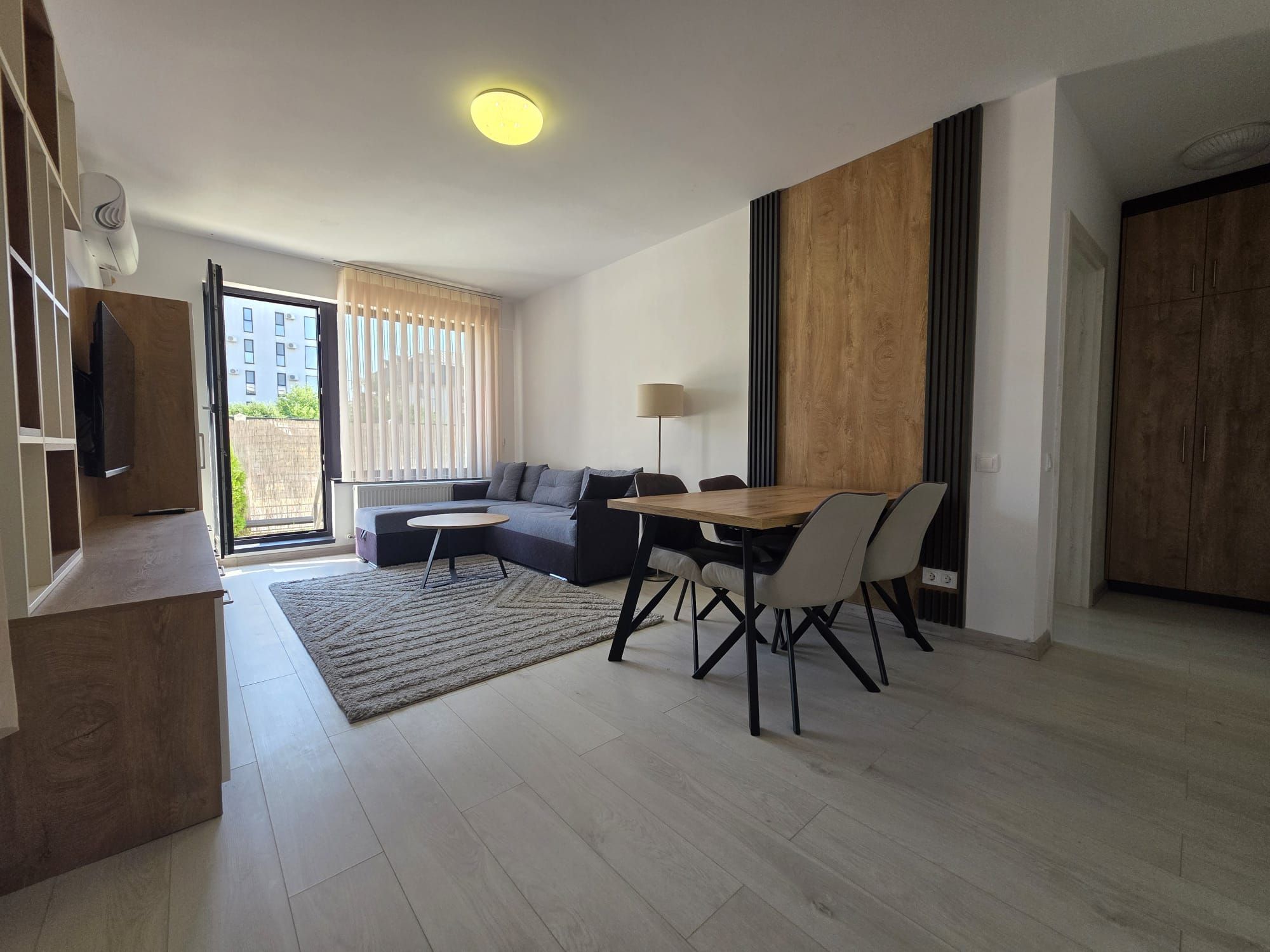 Apartament 3 camere parter si curte 45m  de inchirat Rond OMV Pipera