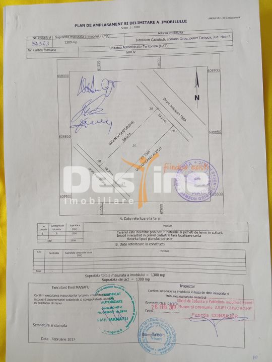 Teren de vanzare Caciulesti 11.000Euro 1300mp — fotografia 5